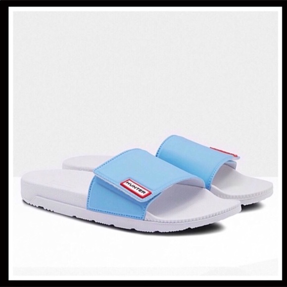 HUNTER SLIDES SANDALS SPORT FLATS SLIP ONS - Picture 7 of 8